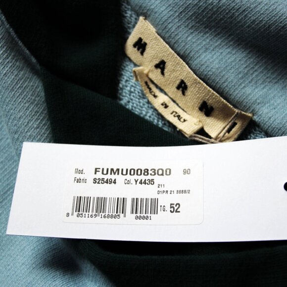 BNWT SS21 MARNI COLOR BLOCK HOODIE 52 - Picture 9 of 12